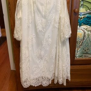 New with tag. Lace cold shoulder knee length